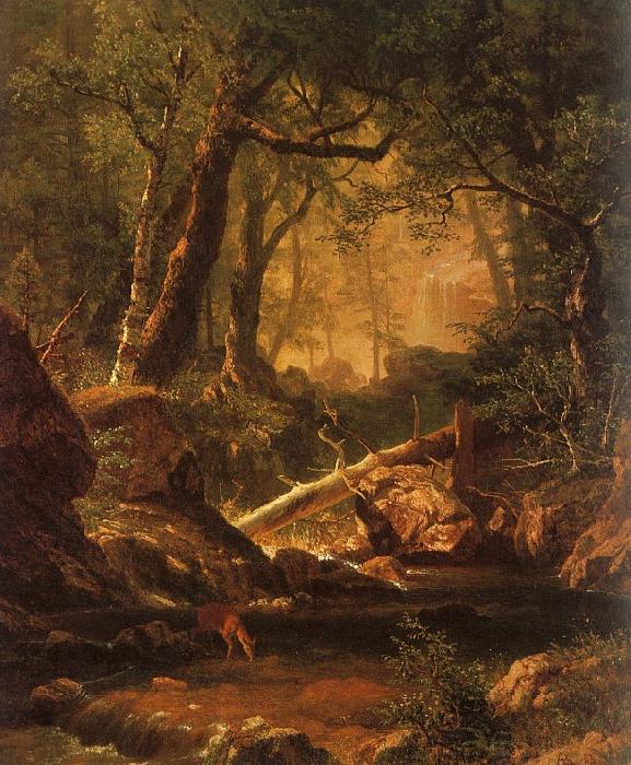 Bierstadt, Albert The Rocky Mountains, Landers Peak Sweden oil painting art